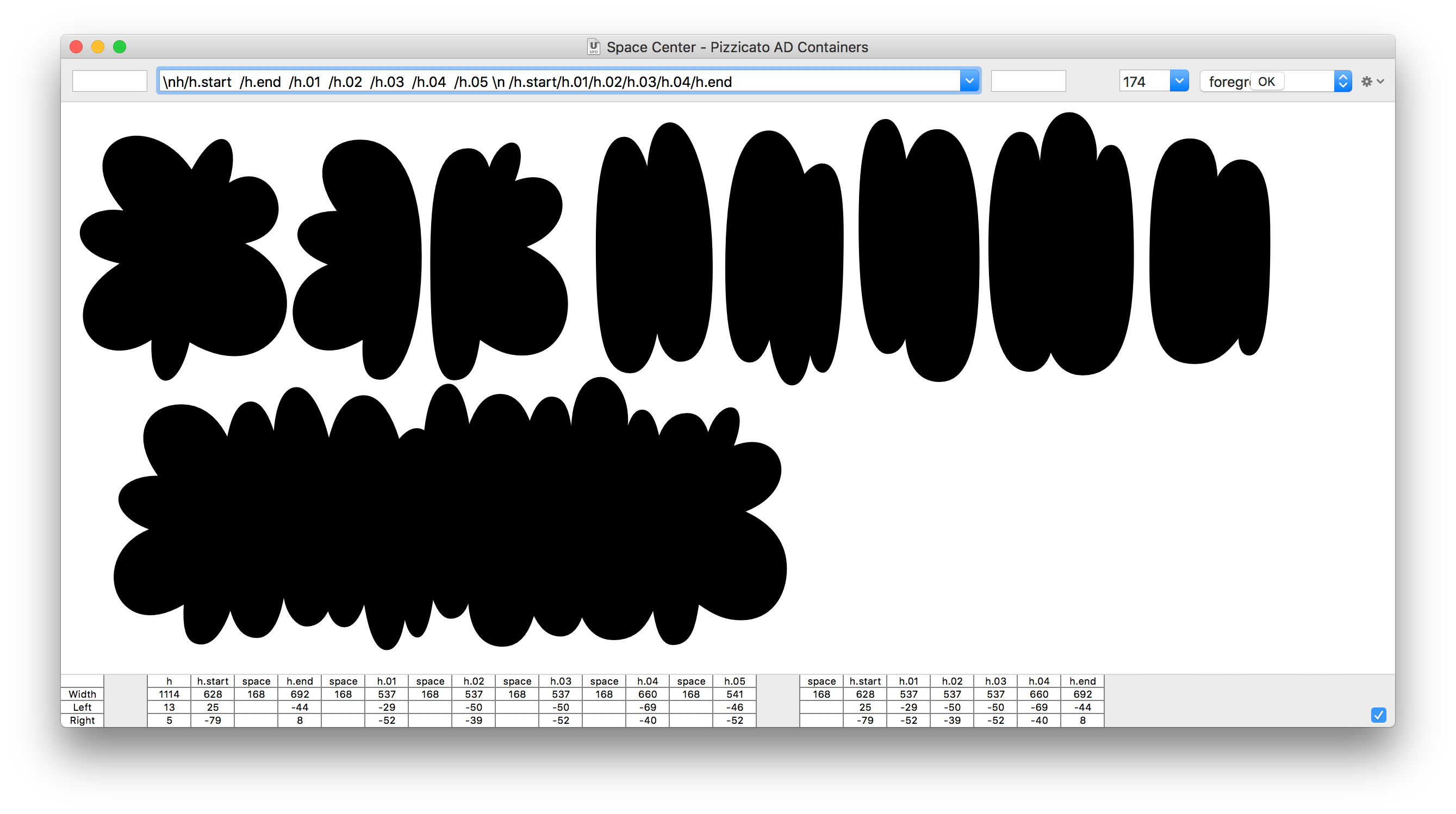 Irregardless Containers Robofont